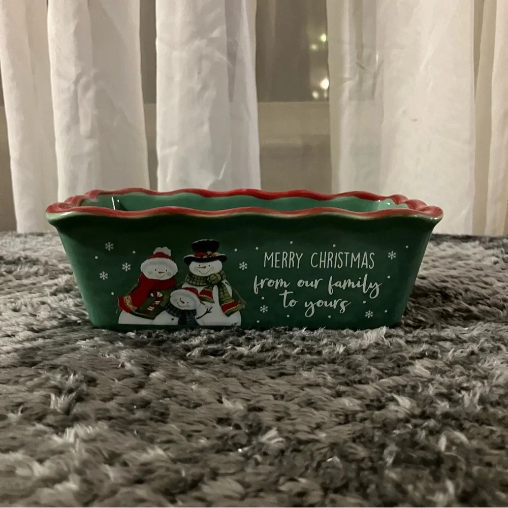 Nantucket ceramic mini loaf pan 